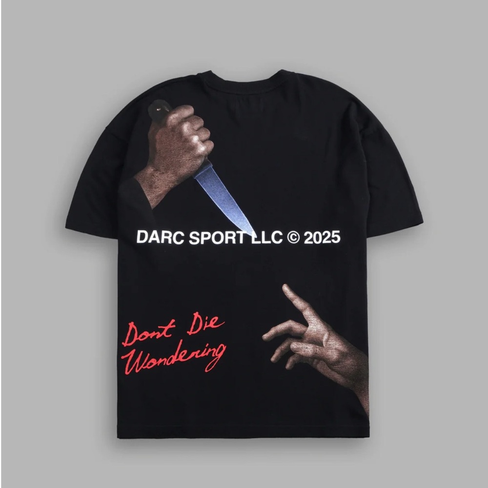 Small Darc Sport Don’t Die Wondering Eternal Blood Premium Oversized Tee - Black